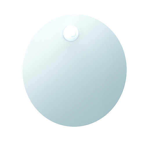 FAXÄLVEN mirror with built-in lighting