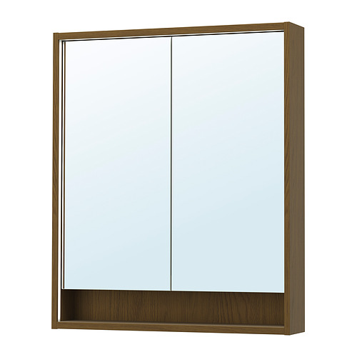 FAXÄLVEN зеркальный шкаф с подсветкой