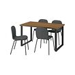 SKÅLSTA стол и 4 стула