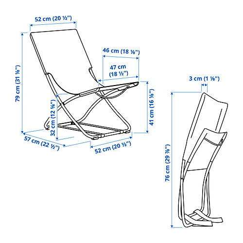 STRANDÖN paplūdimio kėdė