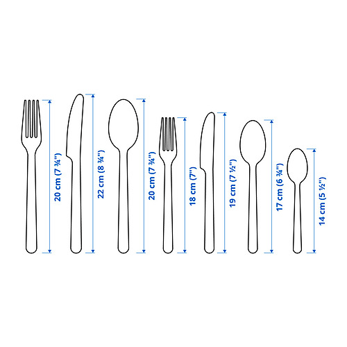 IKEA 365+ 56 dalių stalo įrankių rinkinys