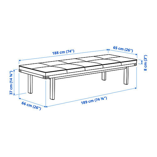 STOCKHOLM 2025 bench with pad