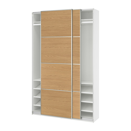 PAX/MEHAMN, wardrobe with sliding doors