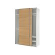 PAX/MEHAMN wardrobe with sliding doors