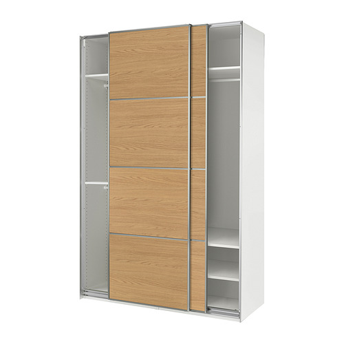 PAX/MEHAMN, wardrobe with sliding doors