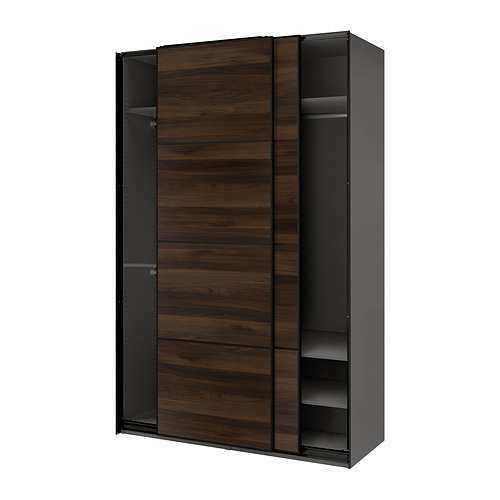 PAX/MEHAMN, wardrobe with sliding doors