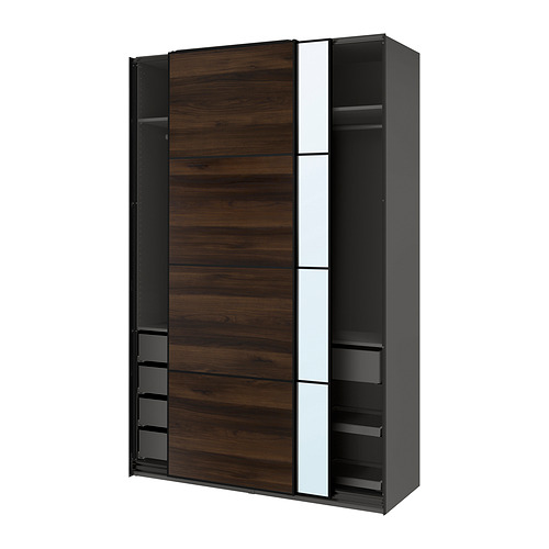 PAX/MEHAMN/AULI, wardrobe with sliding doors