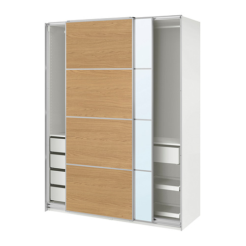 PAX/MEHAMN/AULI, wardrobe with sliding doors