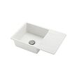 KILSVIKEN inset sink, 1 bowl with drainboard