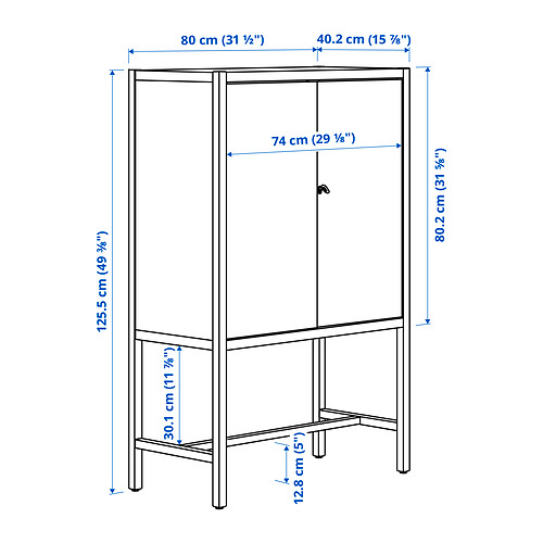 STOCKHOLM 2025 шкаф с 2 дверьми