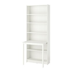BILLY стеллаж с письменным столом белый | IKEA Eesti