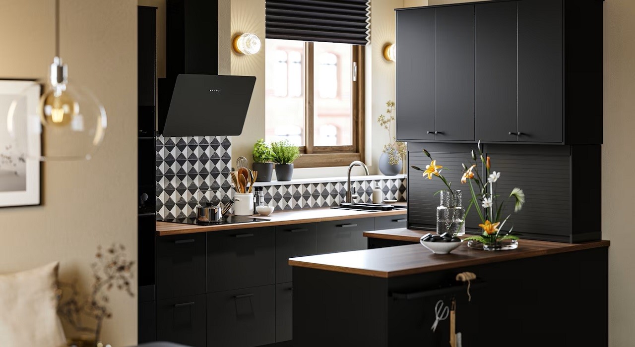 NICKEBO anthracite kitchen image 1