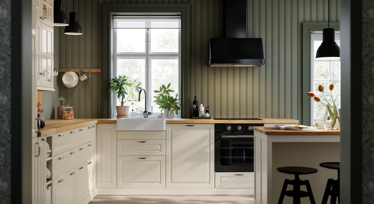 BODBYN off-white kitchen image 1