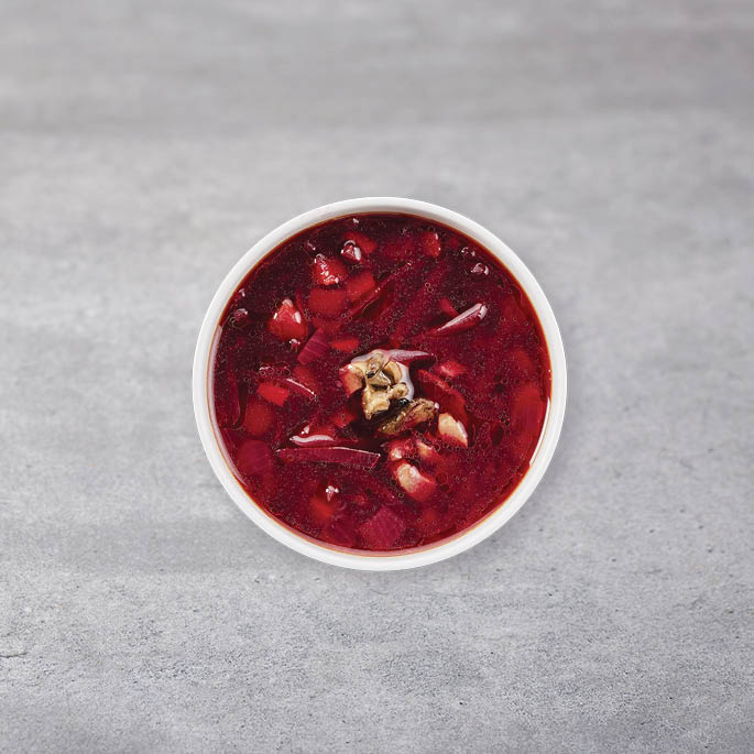 Dish at the Swedish Restaurant: Chef's soup – Dzūkija borscht