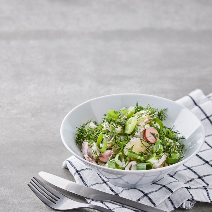 Dish at the Swedish Restaurant: German-style salad