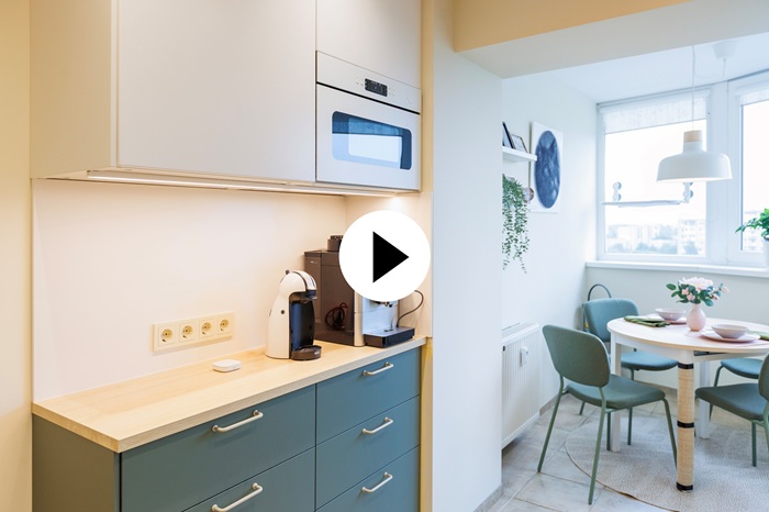 Televizijos laida apie pokyčius namuose, kurios metu sena geltonos spalvos virtuvė virsta šviesia, minimalistinio dizaino erdve su valgomuoju. Laidoje dalyvauja namų savininkai, vedėjas ir IKEA interjero dizainerė.