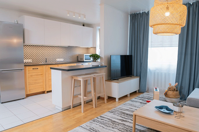 Home idea with IKEA: transformation of the client waiting area and office space image 1