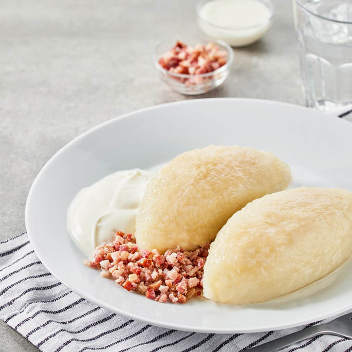 Dish at the Swedish Restaurant: chicken mince with pumpkin-potato mash and beetroot salad