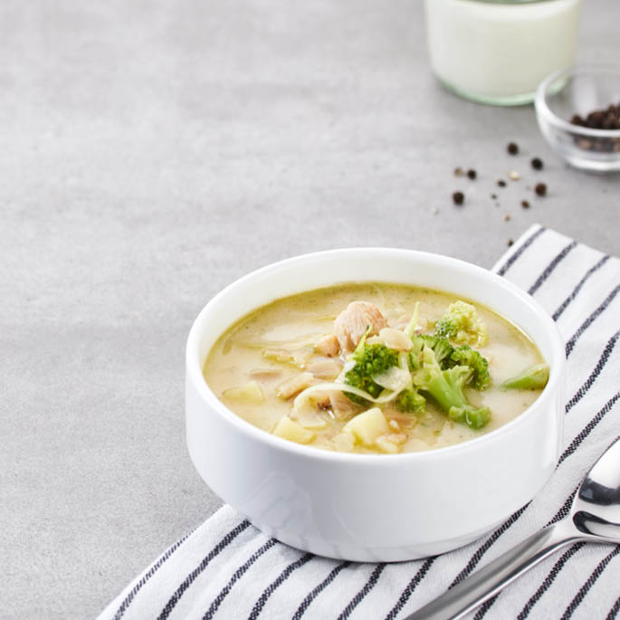 Dish at the Swedish Restaurant: Chef's special (goulash soup)