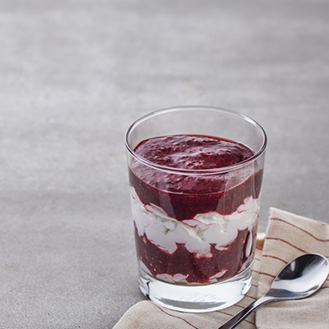 Dish at the Swedish Restaurant: Mango panna cotta with sea buckthorn