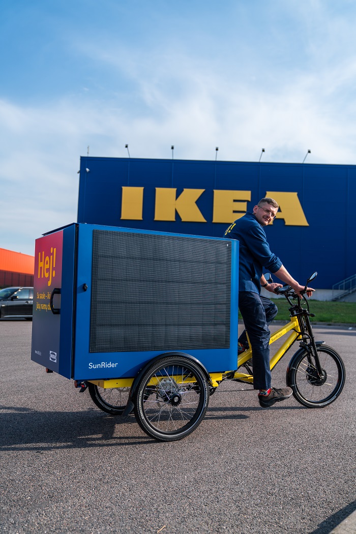 Powered by sunshine testing green delivery in Vilnius