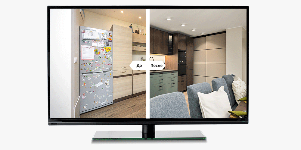 Фотографии до и после преображения.